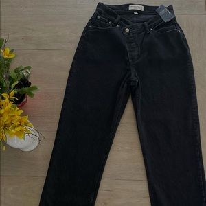 A&F curve love high rise ‘Dad Jeans’